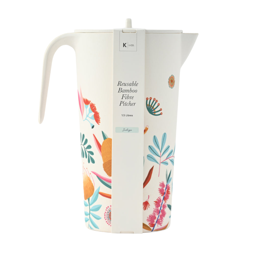 Indigo Series Bamboo Pitcher - SPRING NATIVE